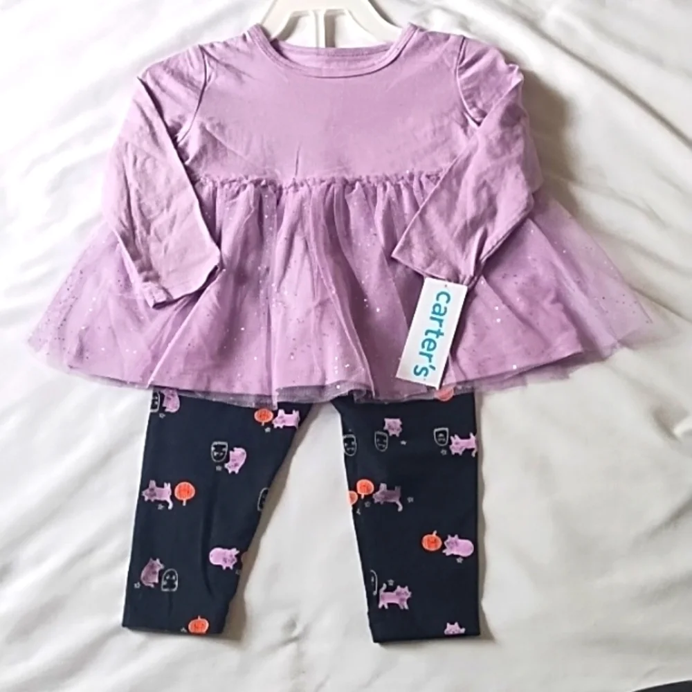 NWT Carter's Top & Leggings Set